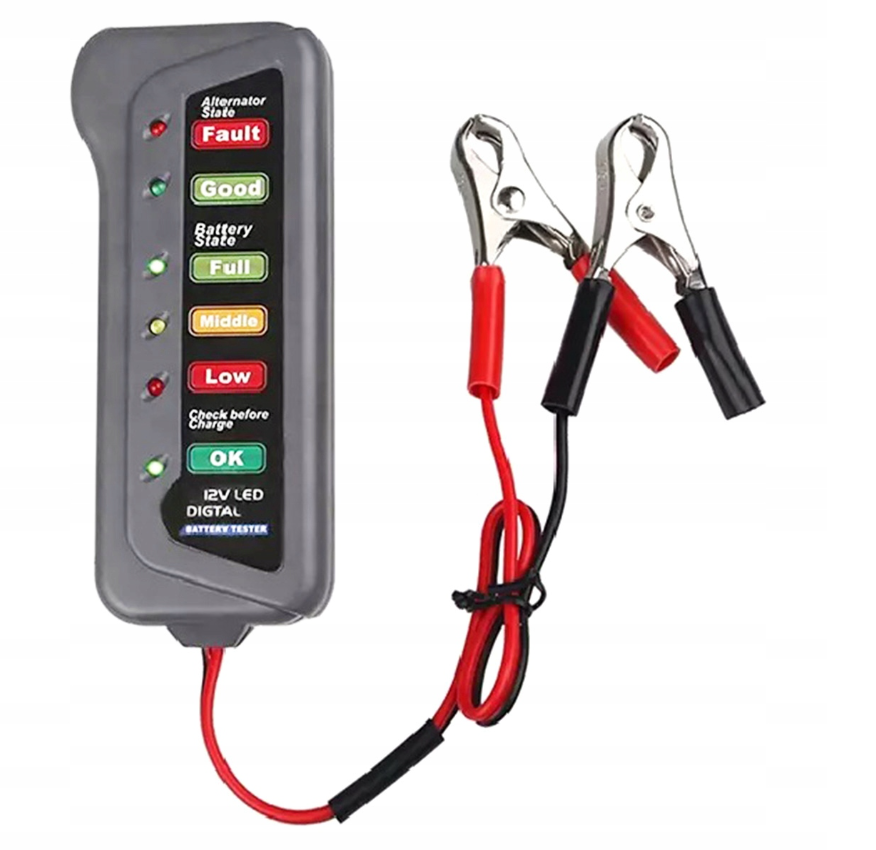 Egyedi 12 V-os autóakkumulátor-teszter